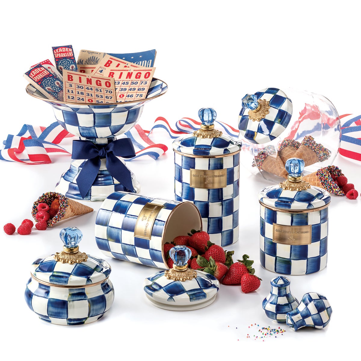 Royal Check Squashed Pot - Image 8