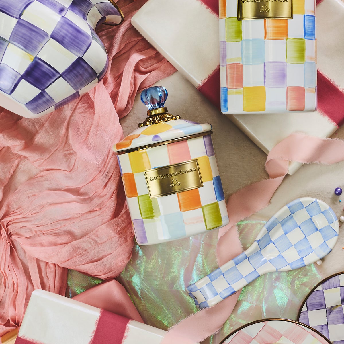 Confetti Check Small Canister - Image 5