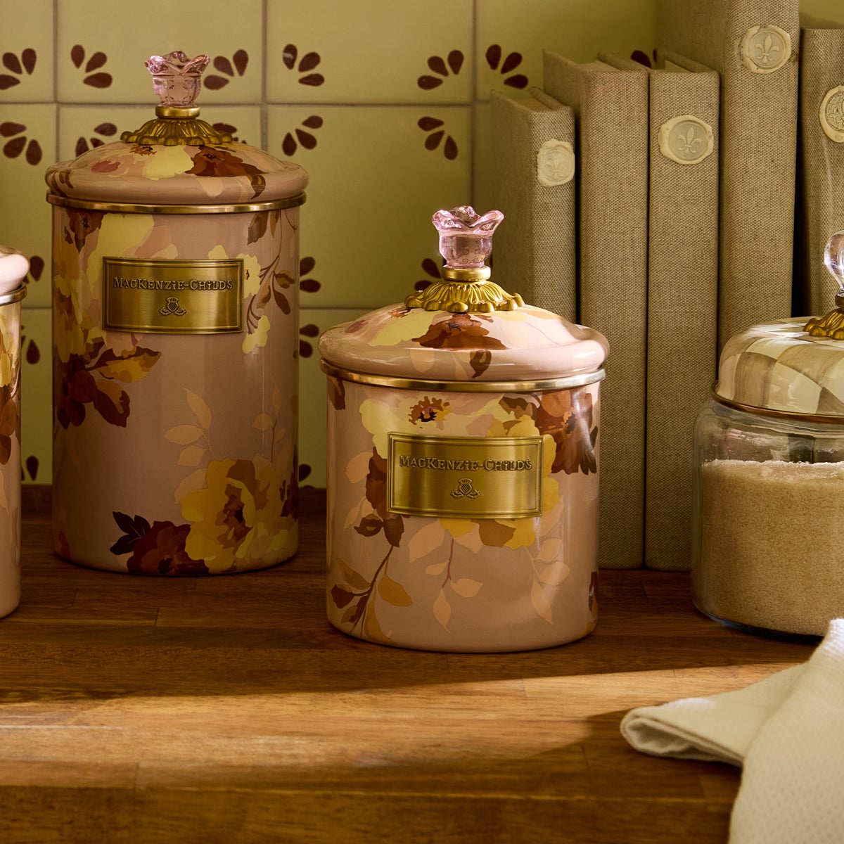 Wild Rose Mauve Small Canister - Image 2