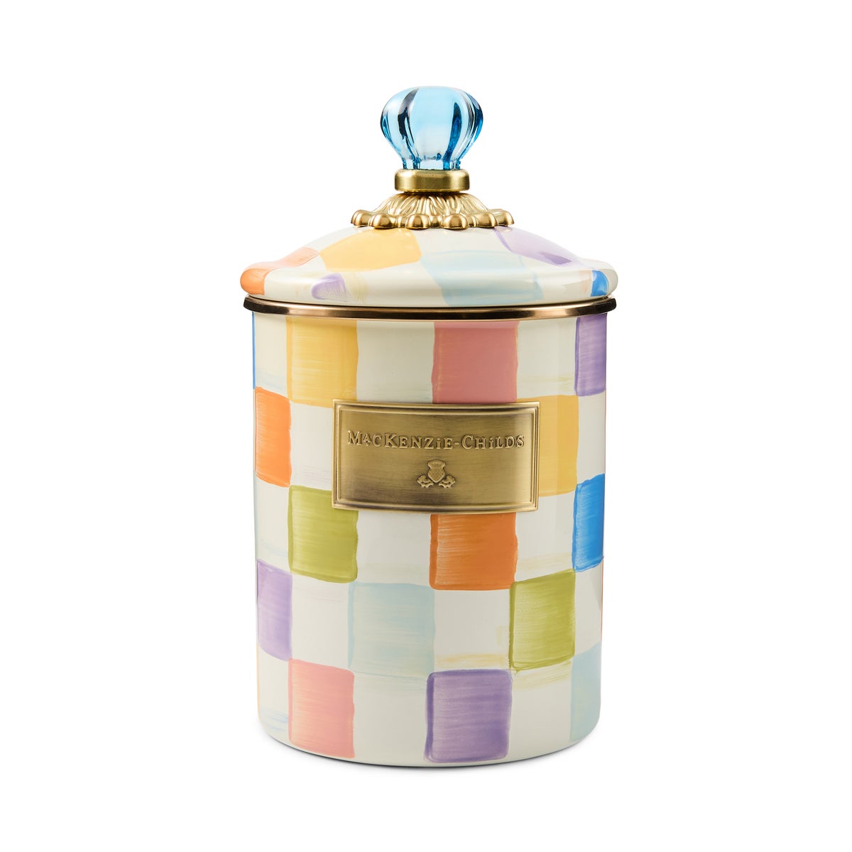 Confetti Check Medium Canister