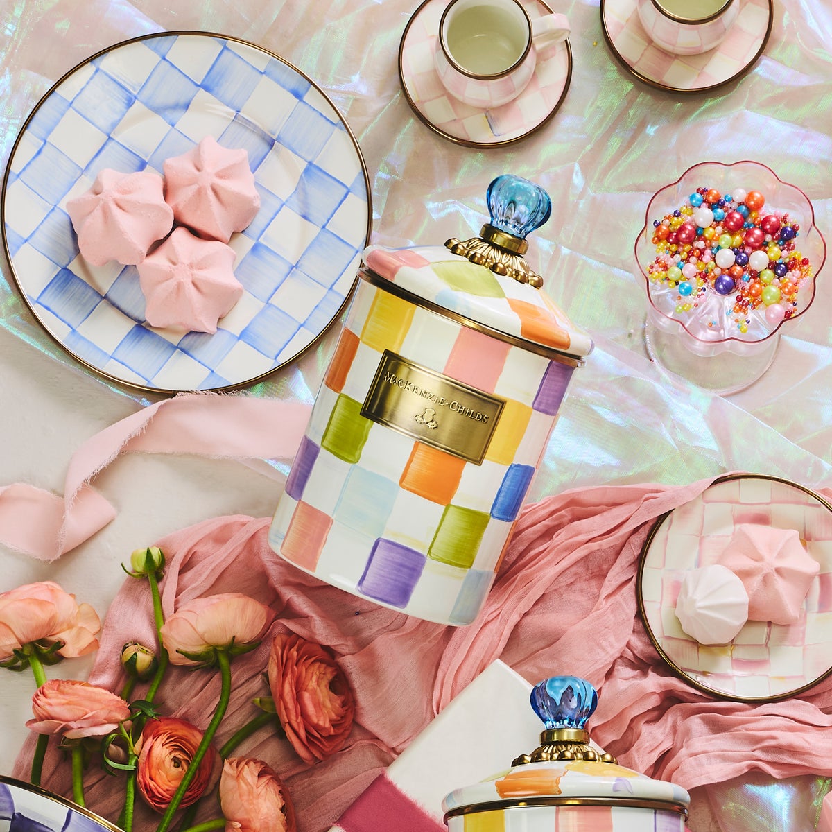 Confetti Check Medium Canister - Image 5