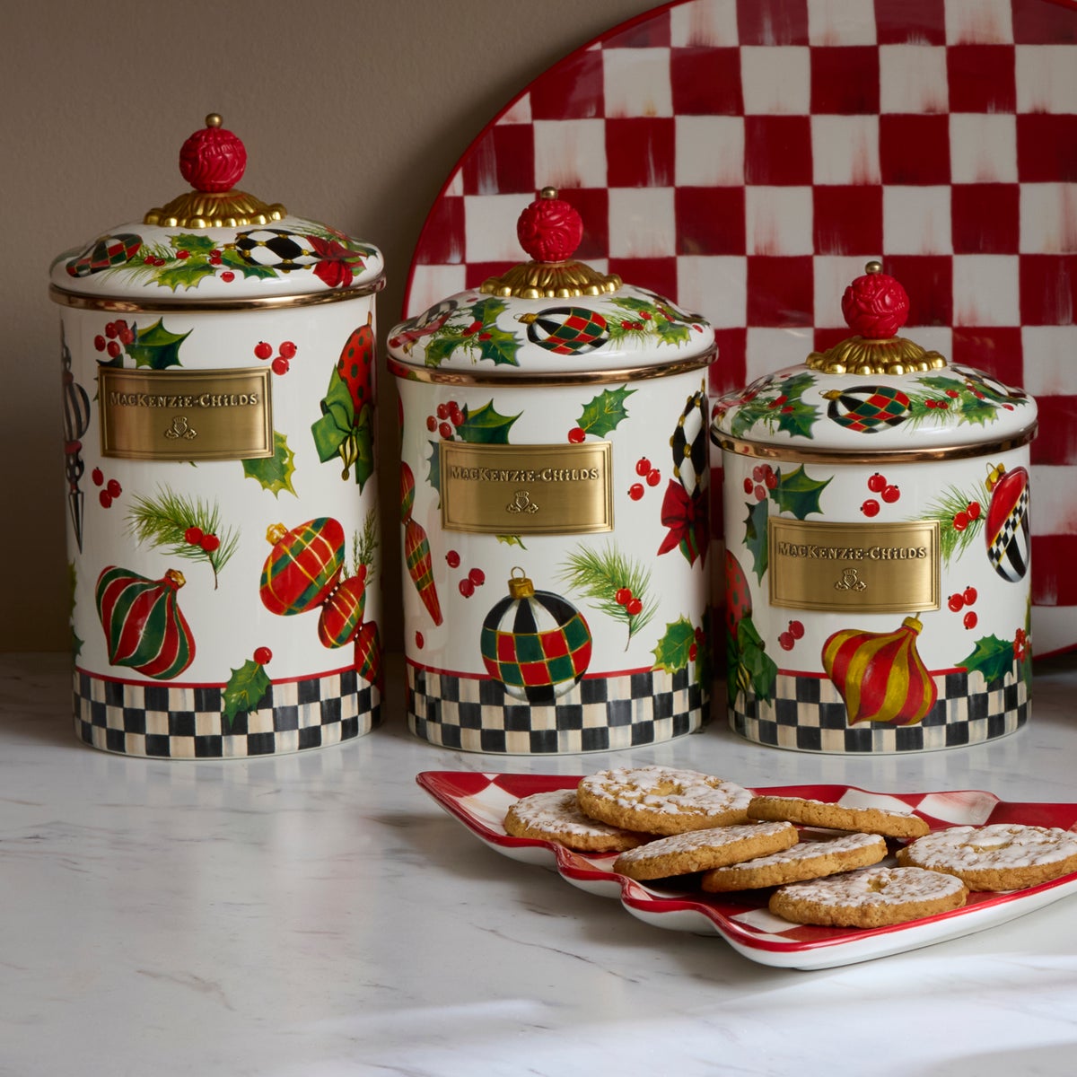 Deck the Halls Medium Canister - Image 2