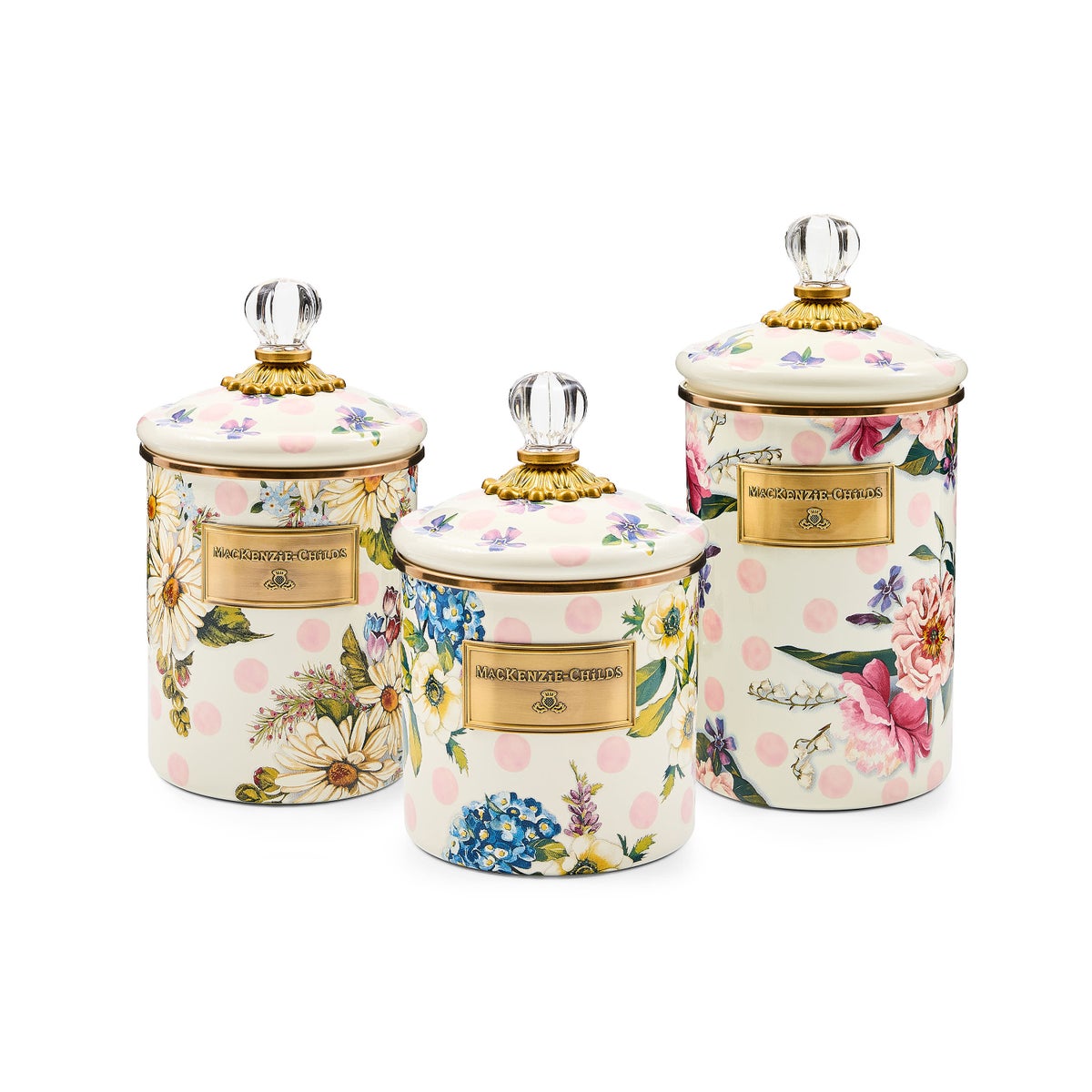 Wildflowers Pink Medium Canister - Image 3