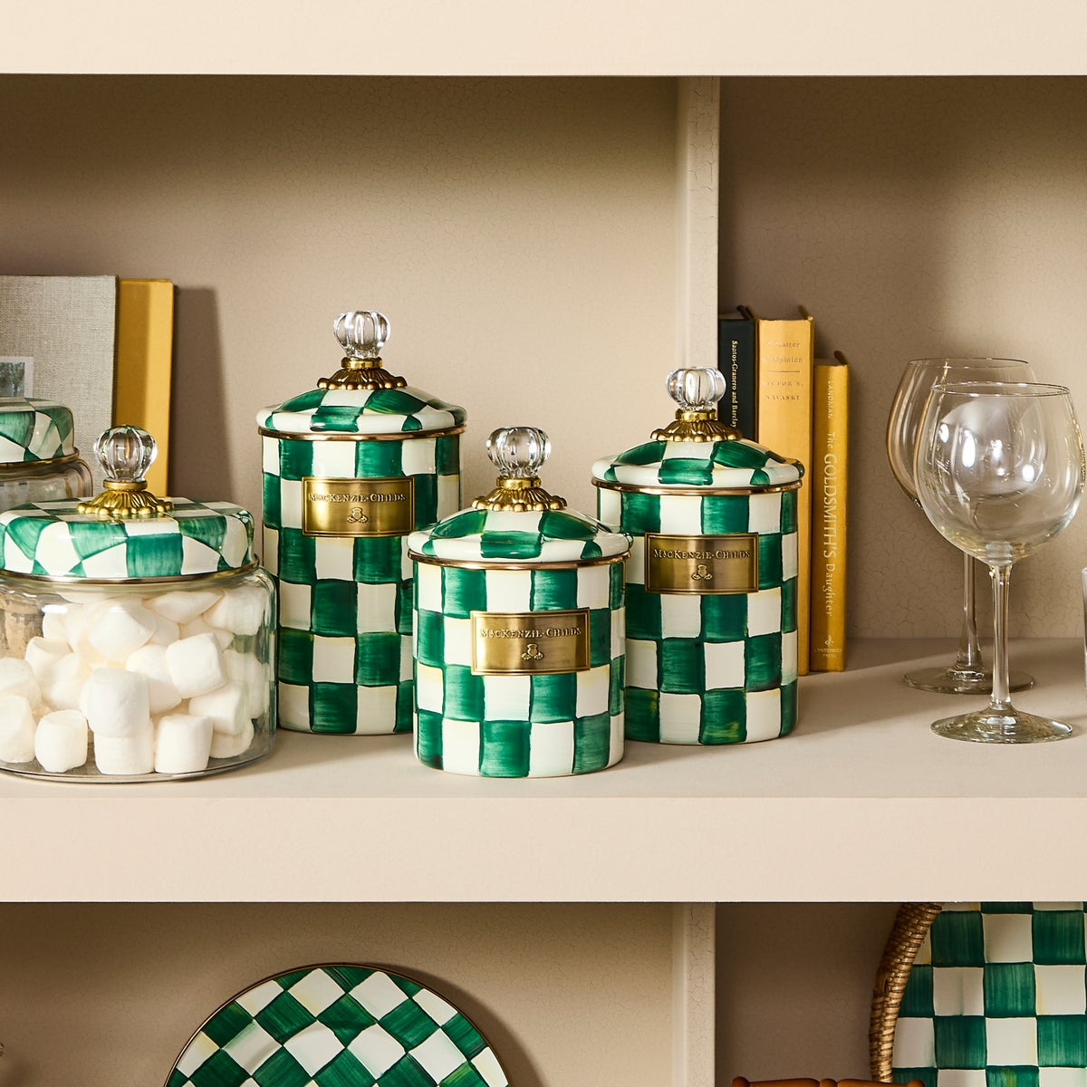 Emerald Check Large Canister - Image 7