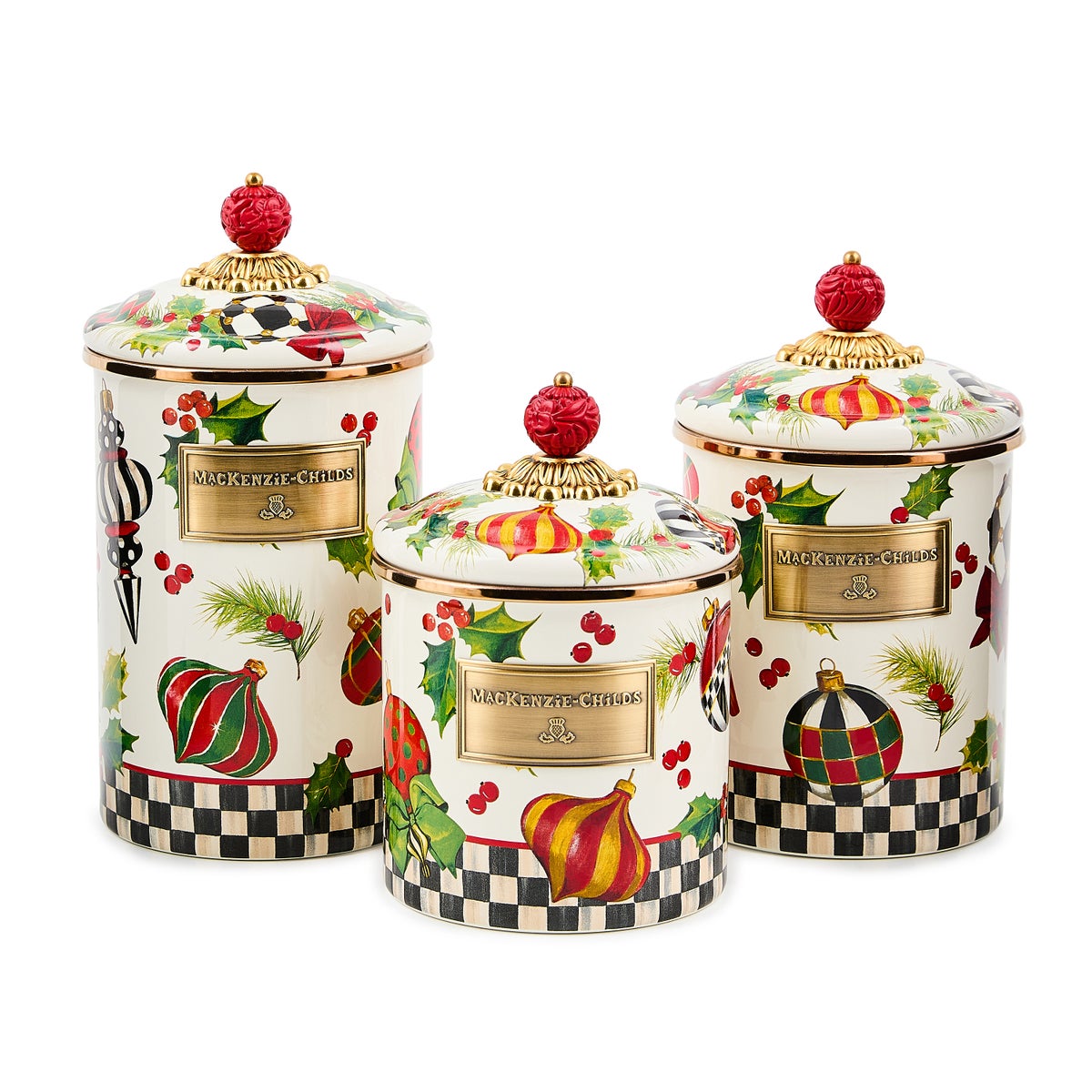 Deck the Halls Large Canister - Image 3