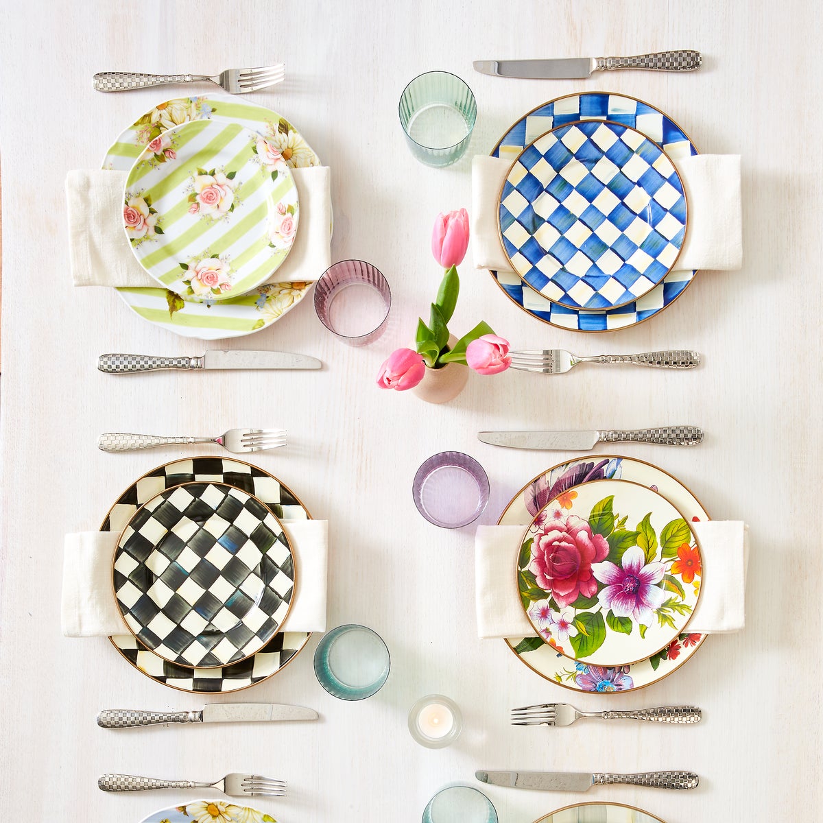 Royal Check Dinner Plate - Image 6