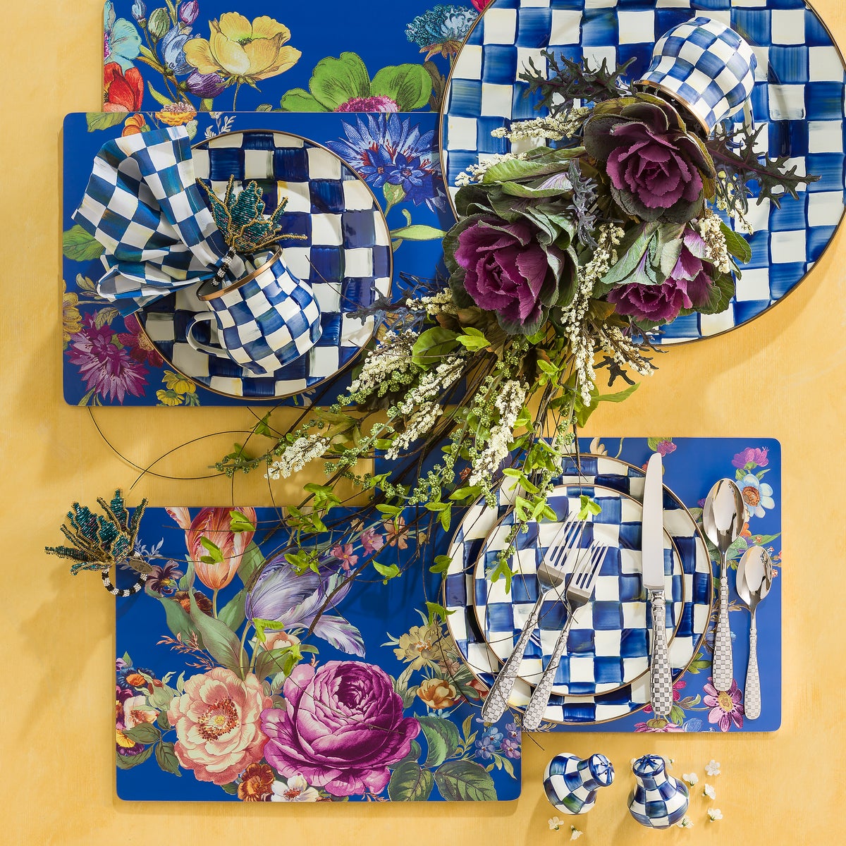 Royal Check Salt & Pepper Shakers - Image 4