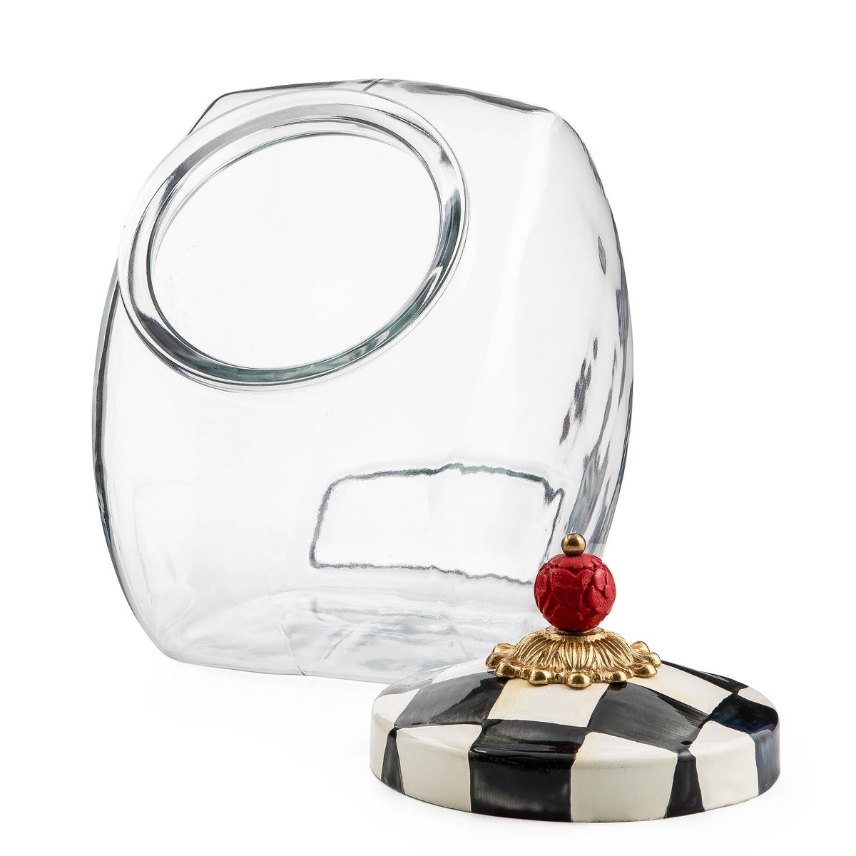Cookie Jar with Courtly Check Lid - Image 3