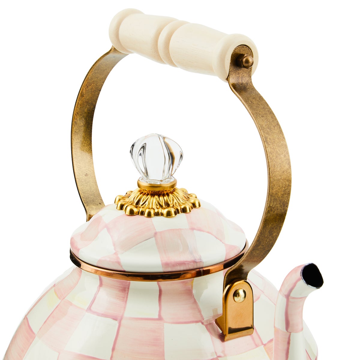 Rosy Check 3 Quart Tea Kettle - Image 3