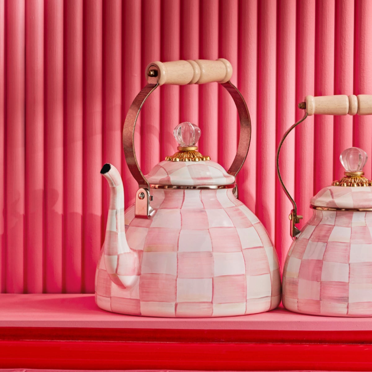 Rosy Check 3 Quart Tea Kettle - Image 5