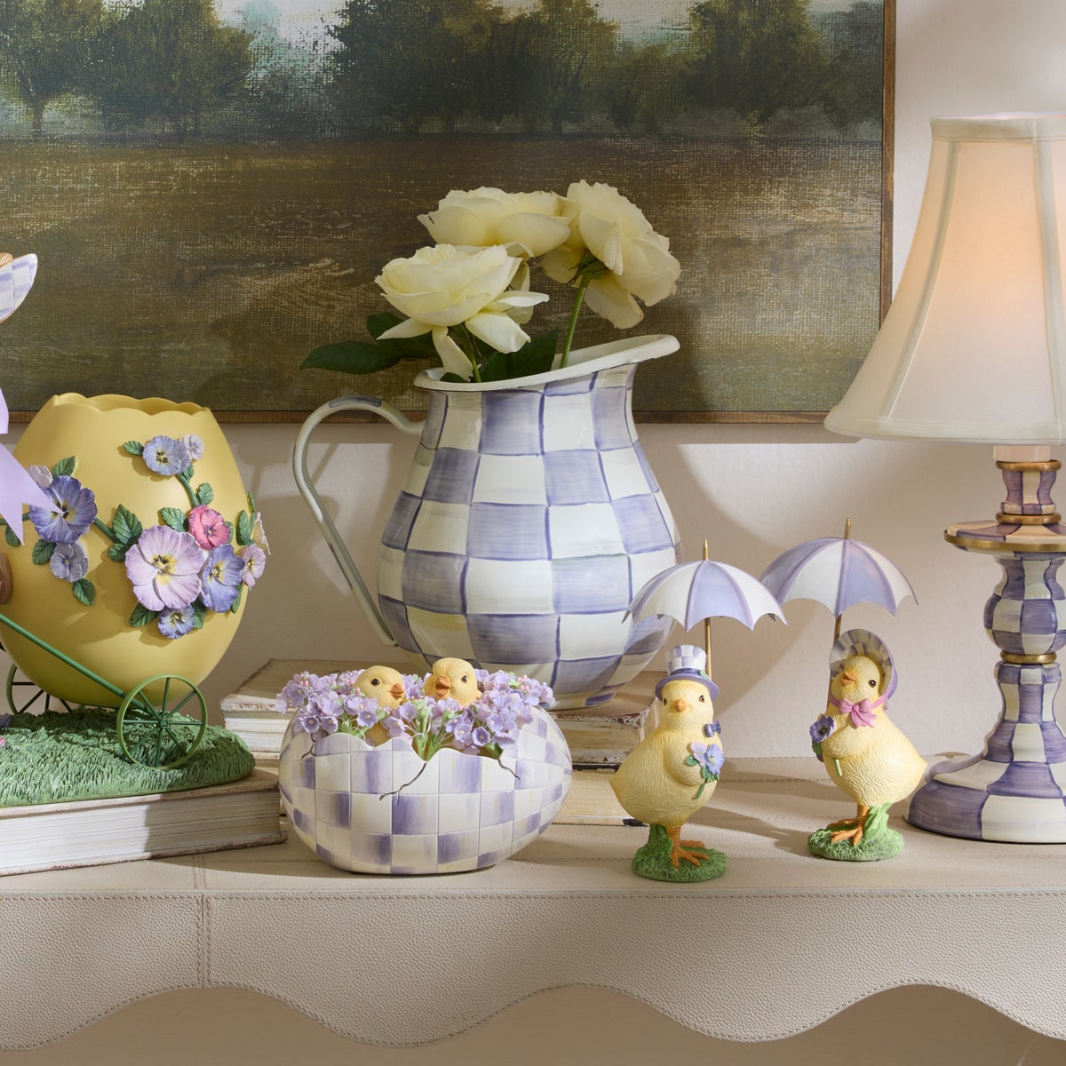 Violet Check Pitcher - Image 4