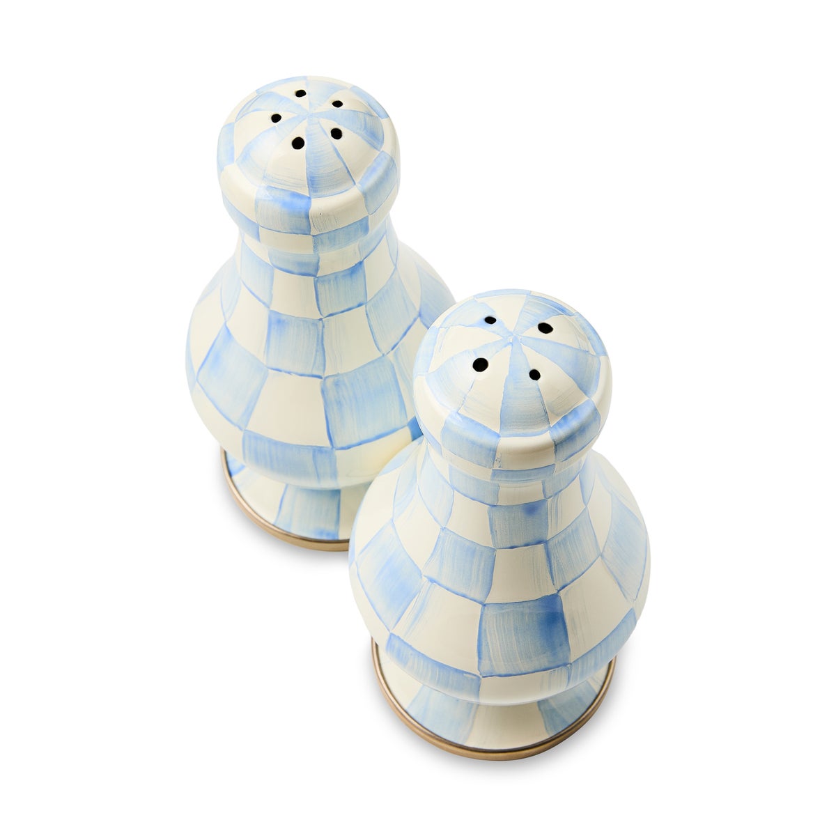 Sky Check Large Salt & Pepper Shakers - Image 4
