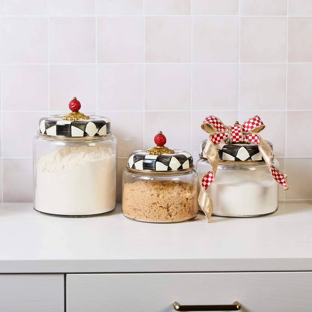 Courtly Check Kitchen Canister Set - Image 3