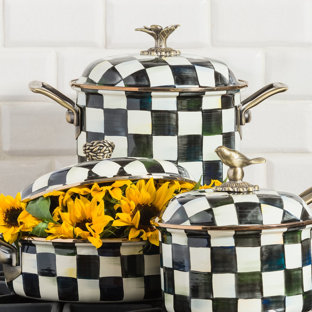 Courtly Check 7 Quart Stockpot - Image 8
