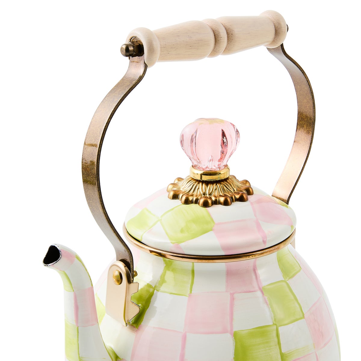 Palm Beach Check 2 Quart Tea Kettle - Image 3