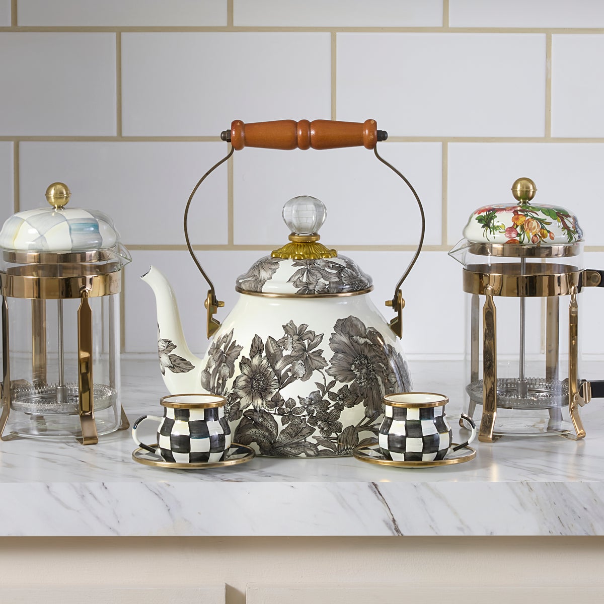 Sterling English Garden 2 Quart Tea Kettle - Image 2
