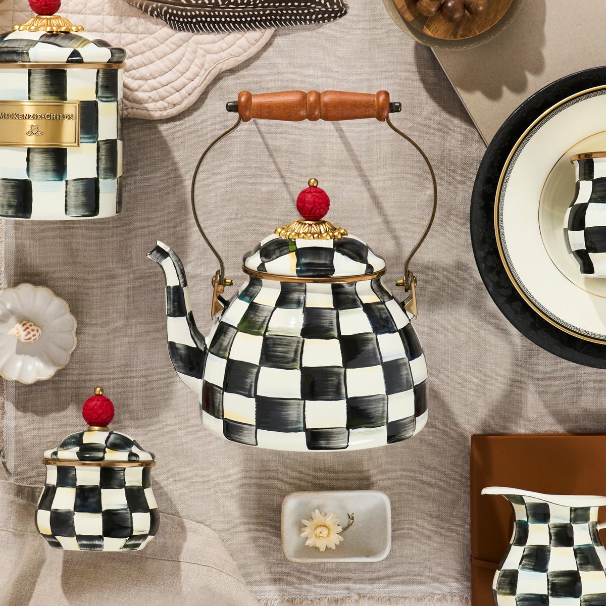 Courtly Check 2 Quart Tea Kettle - Image 5