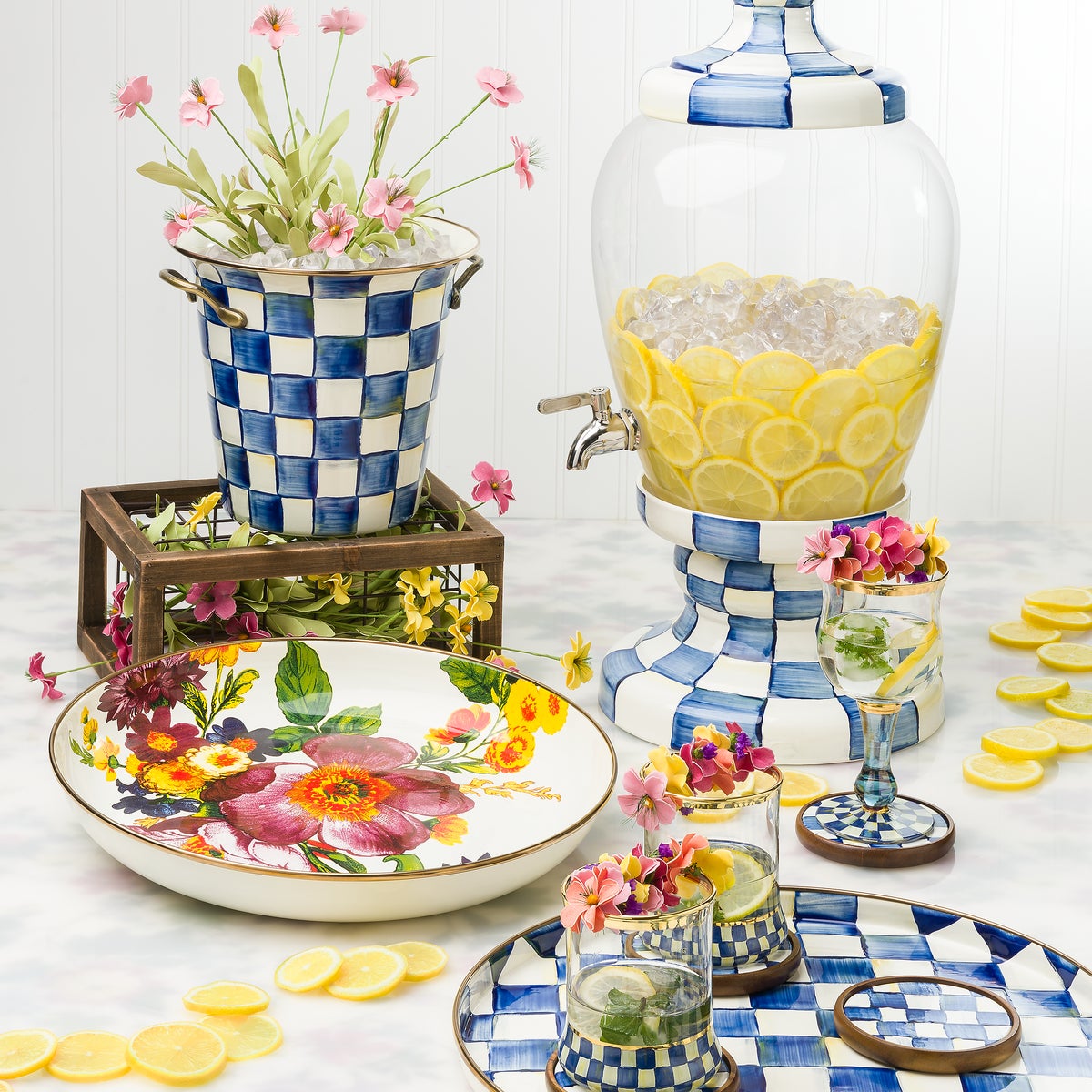 Royal Check Round Tray - Image 2