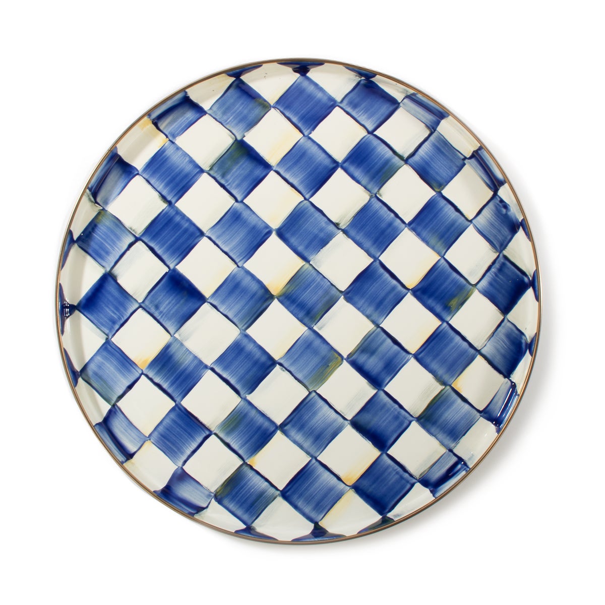 Royal Check Round Tray - Image 5