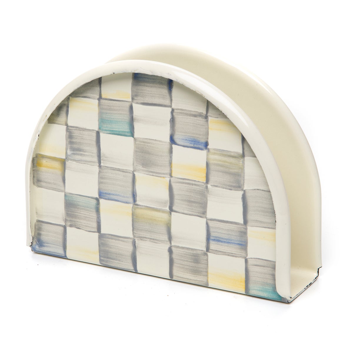 Sterling Check Napkin Holder