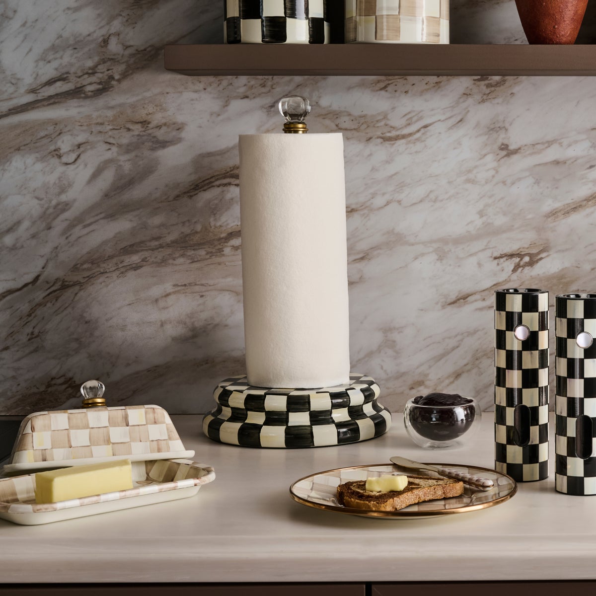 Courtly Check Paper Towel Holder - Image 4