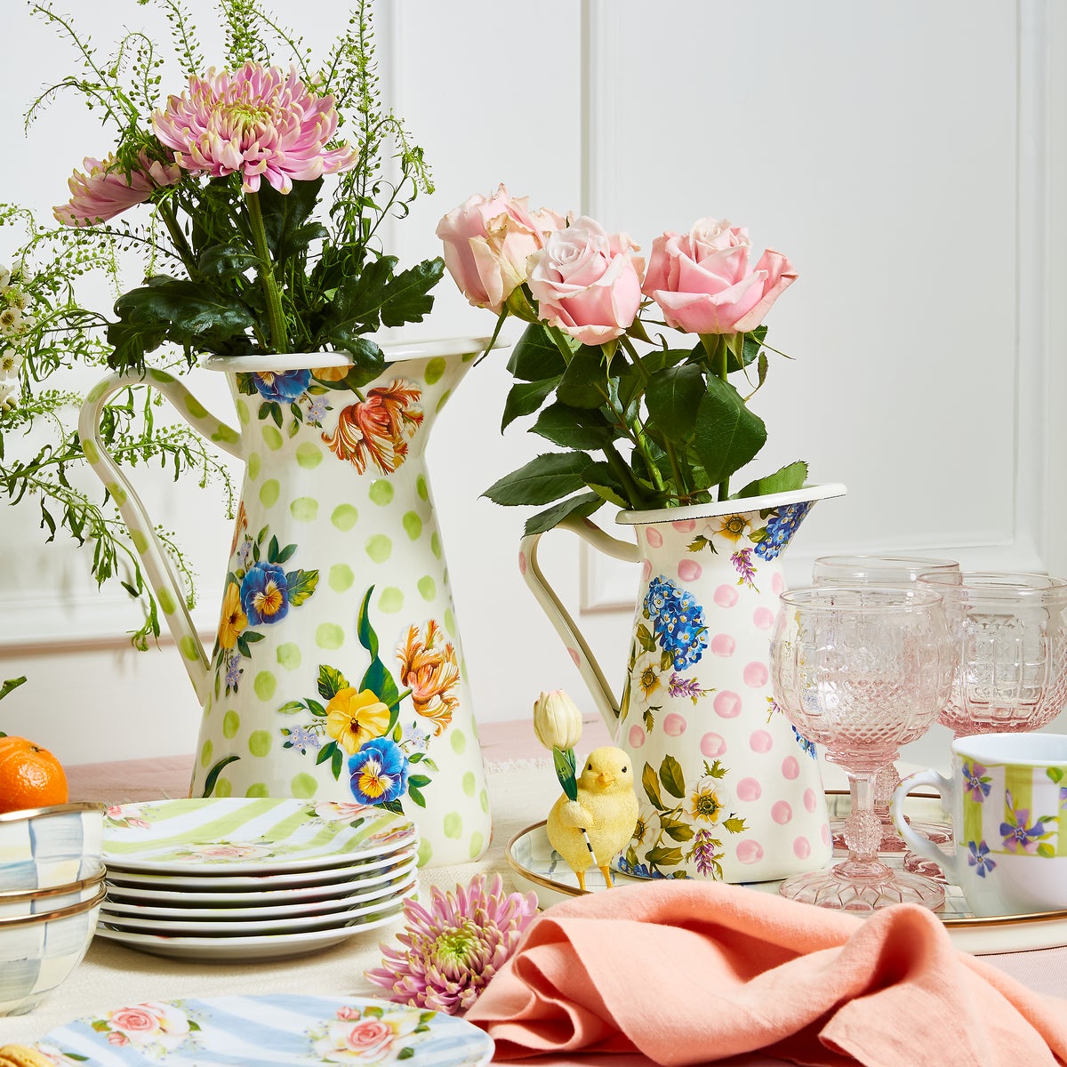 Wildflowers Pink Medium Practical Pitcher - Image 3