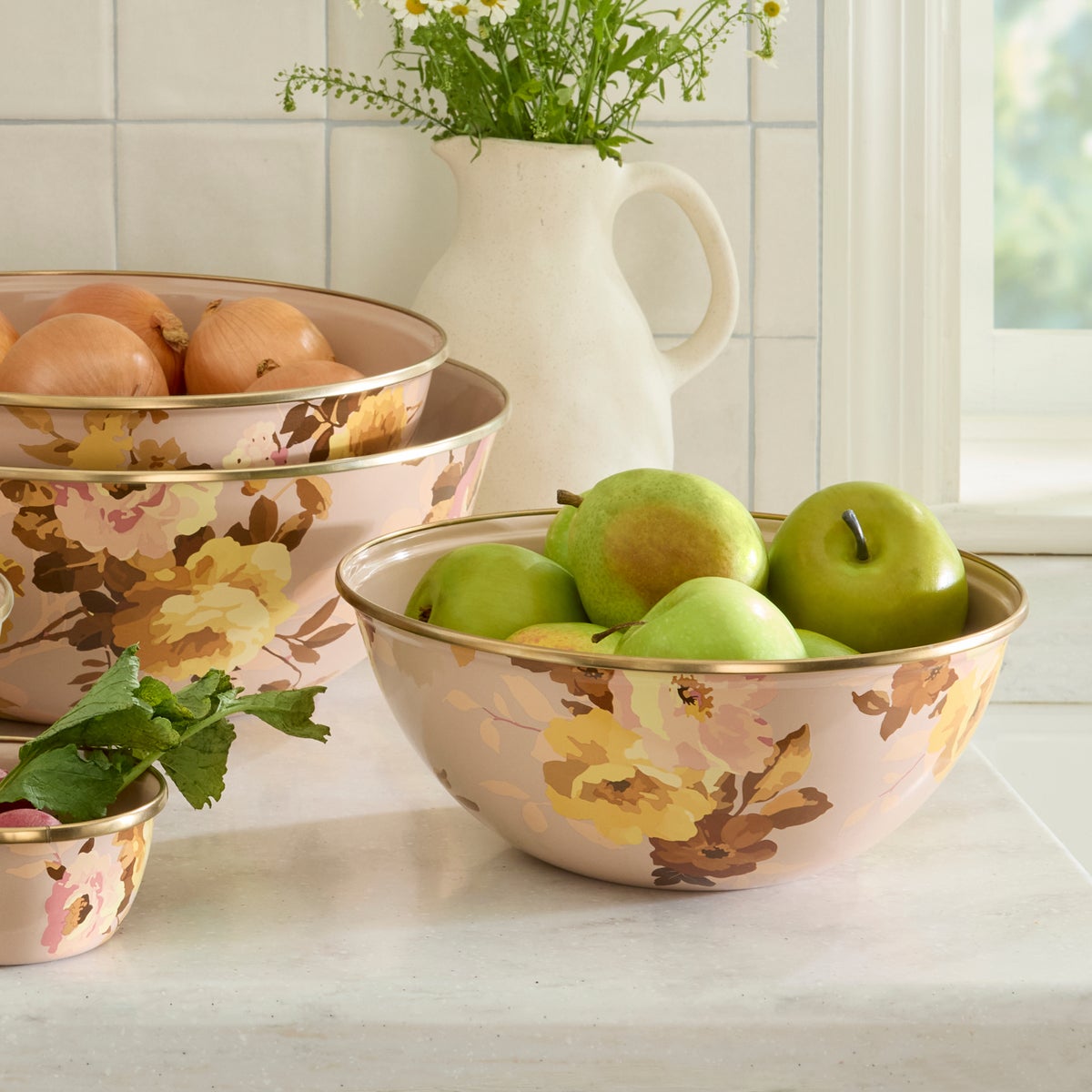 Wild Rose Mauve Medium Everyday Bowl - Image 2