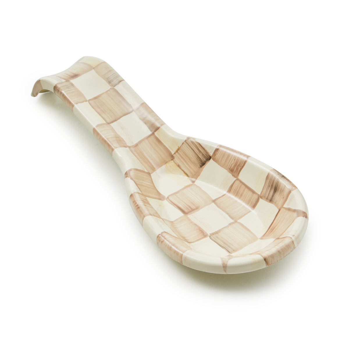 Mocha Check Spoon Rest - Image 3