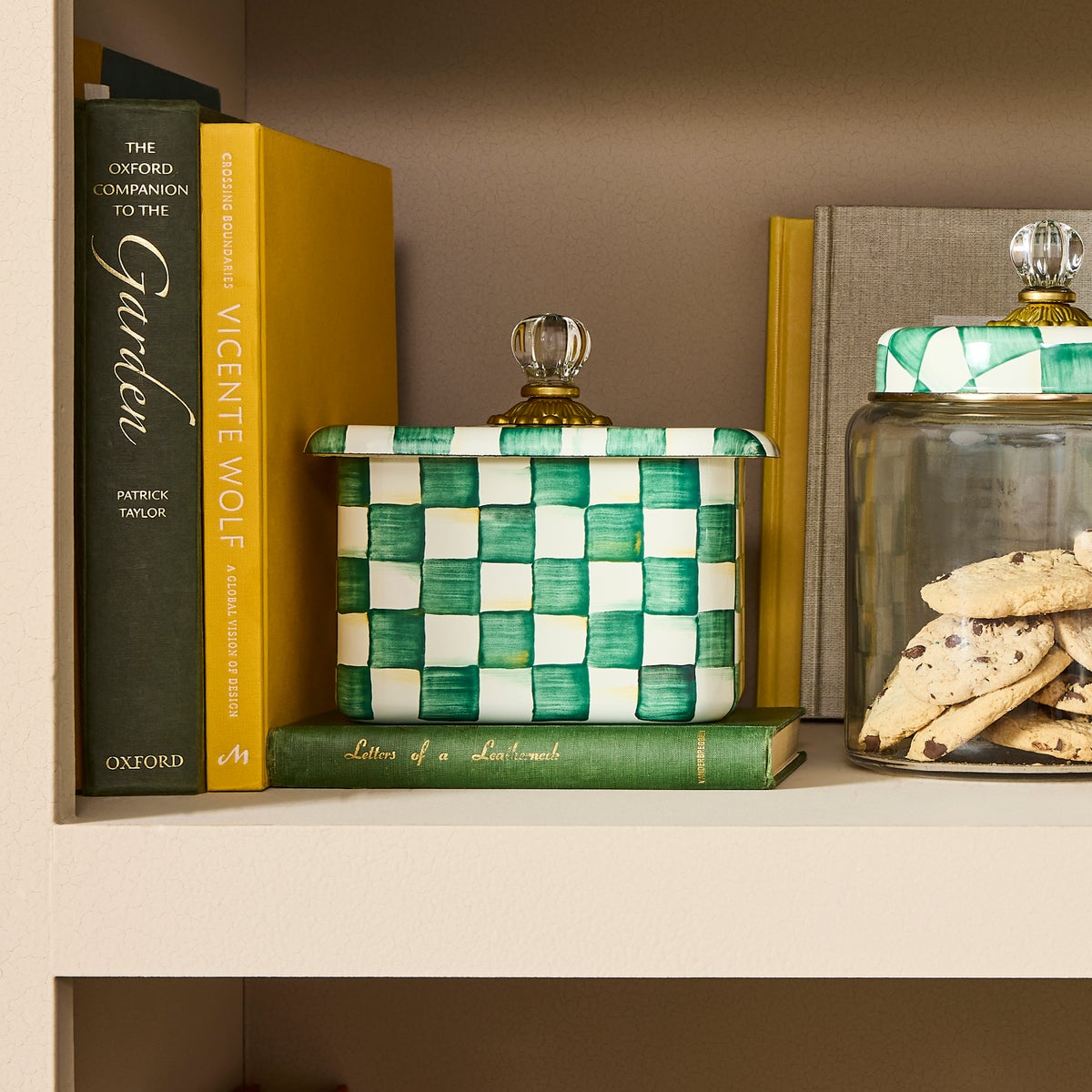 Emerald Check Recipe Box - Image 2