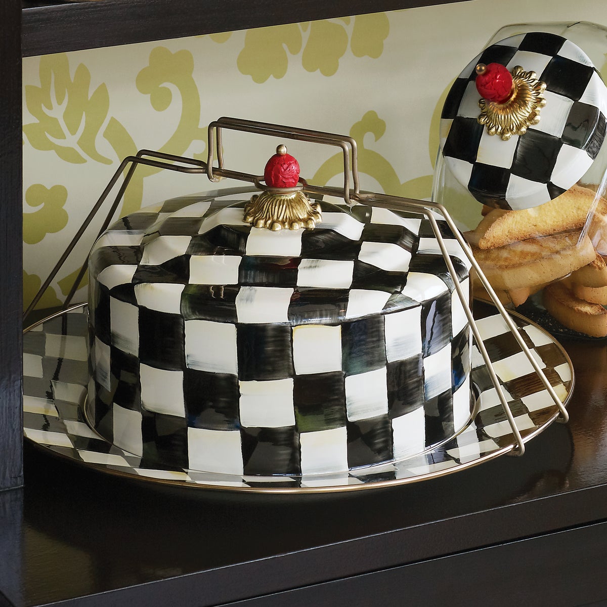 Courtly Check Cake Carrier - Image 3