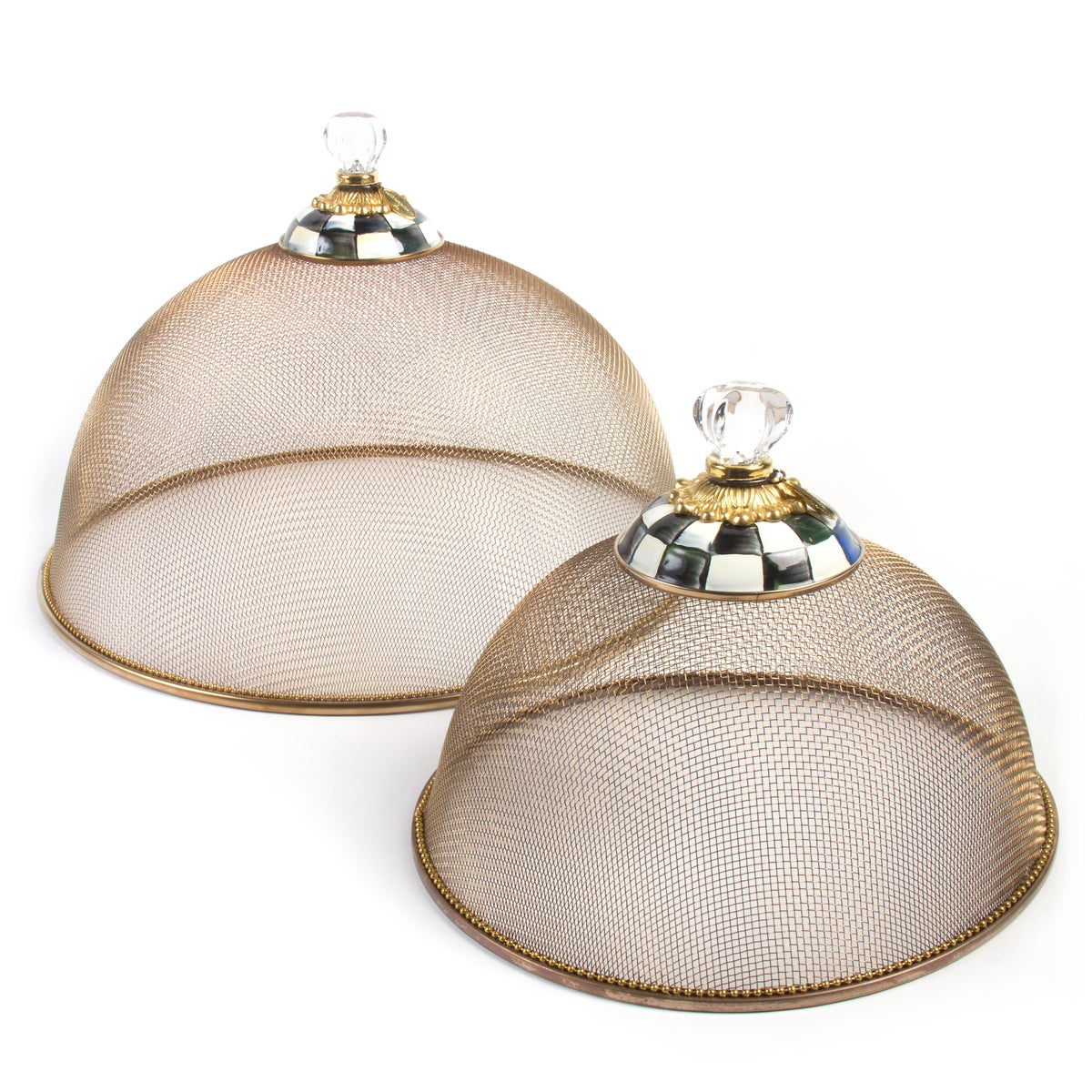 Courtly Check Small Mesh Dome - Image 6
