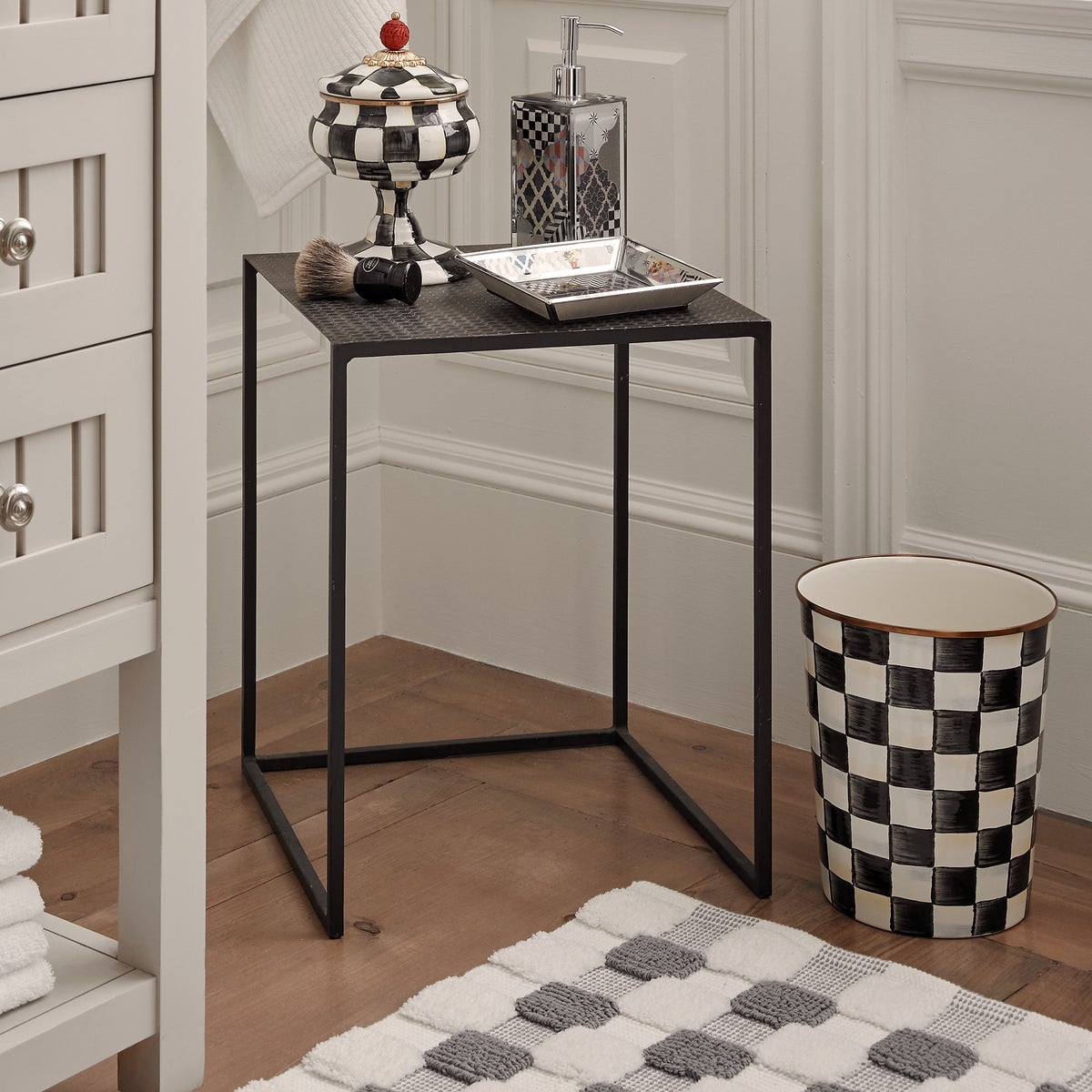 Courtly Check Waste Bin - Image 4