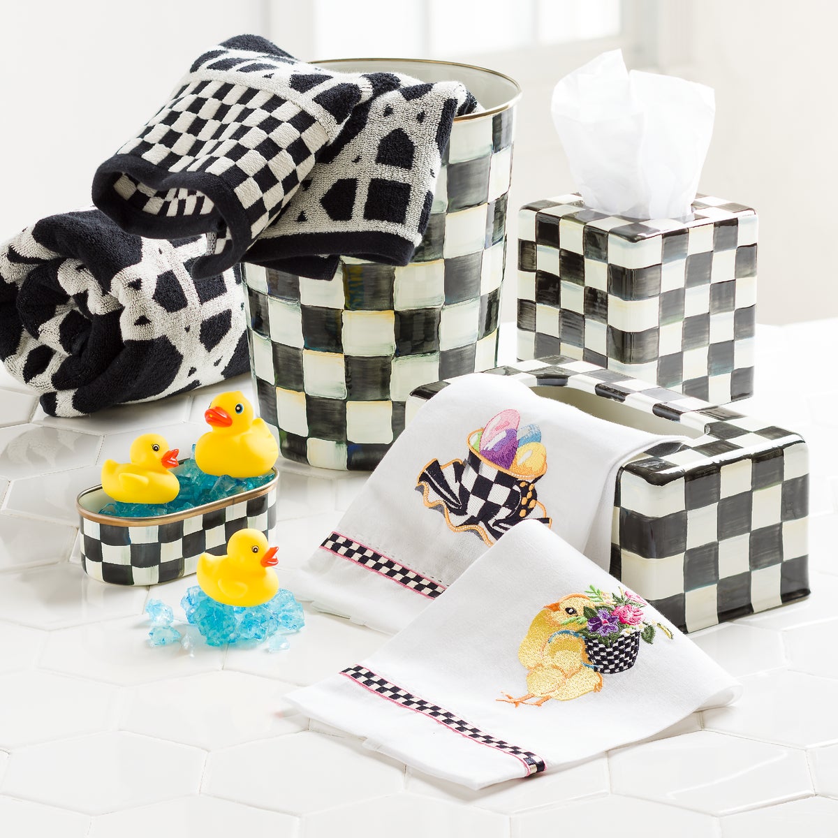 Courtly Check Boutique Tissue Box Cover - Image 4