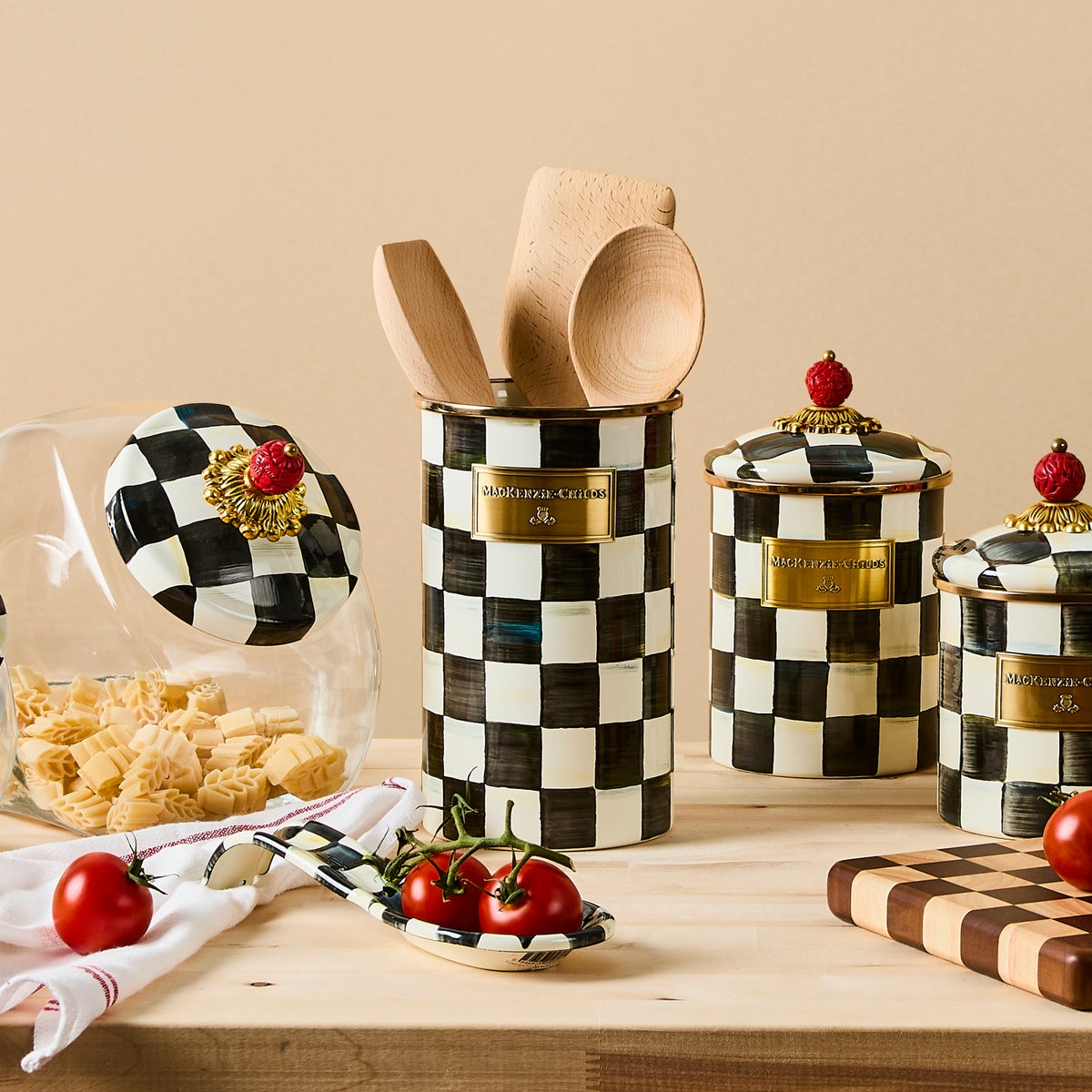 Courtly Check Utensil Holder - Image 2
