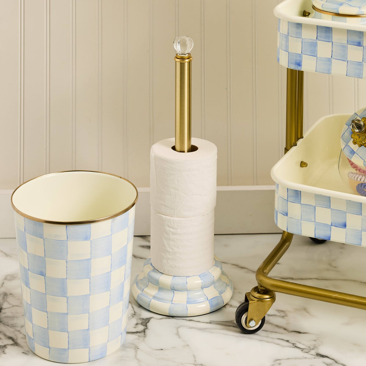 Sky Check Toilet Tissue Storage - Image 2