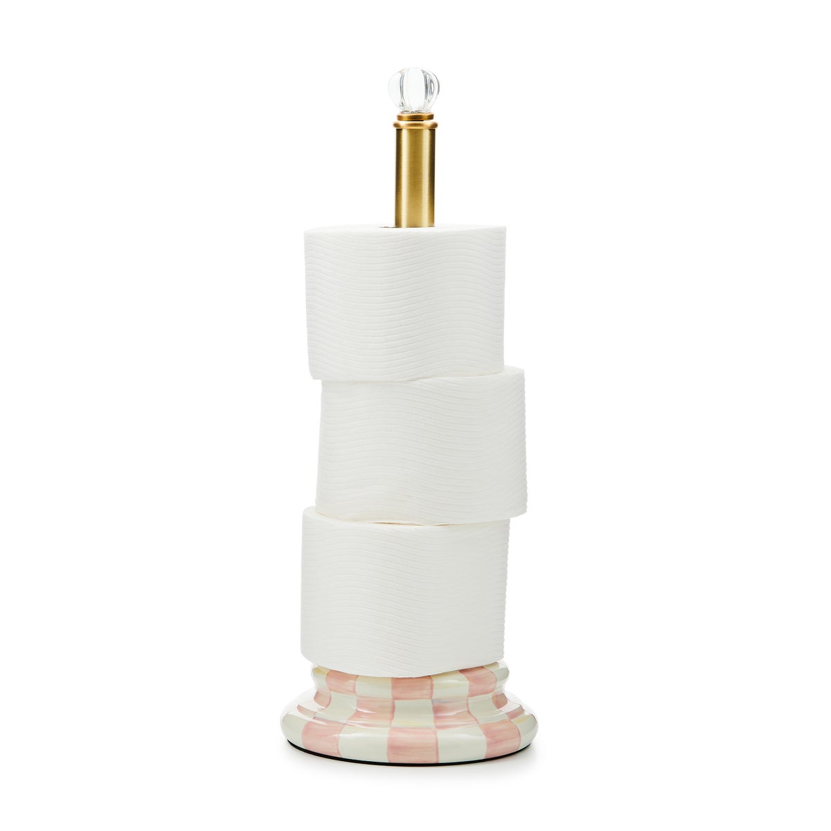 Rosy Check Toilet Tissue Storage - Image 2