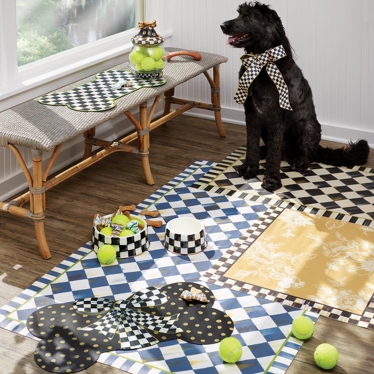 Courtly Check Large Pet Dish - Image 7