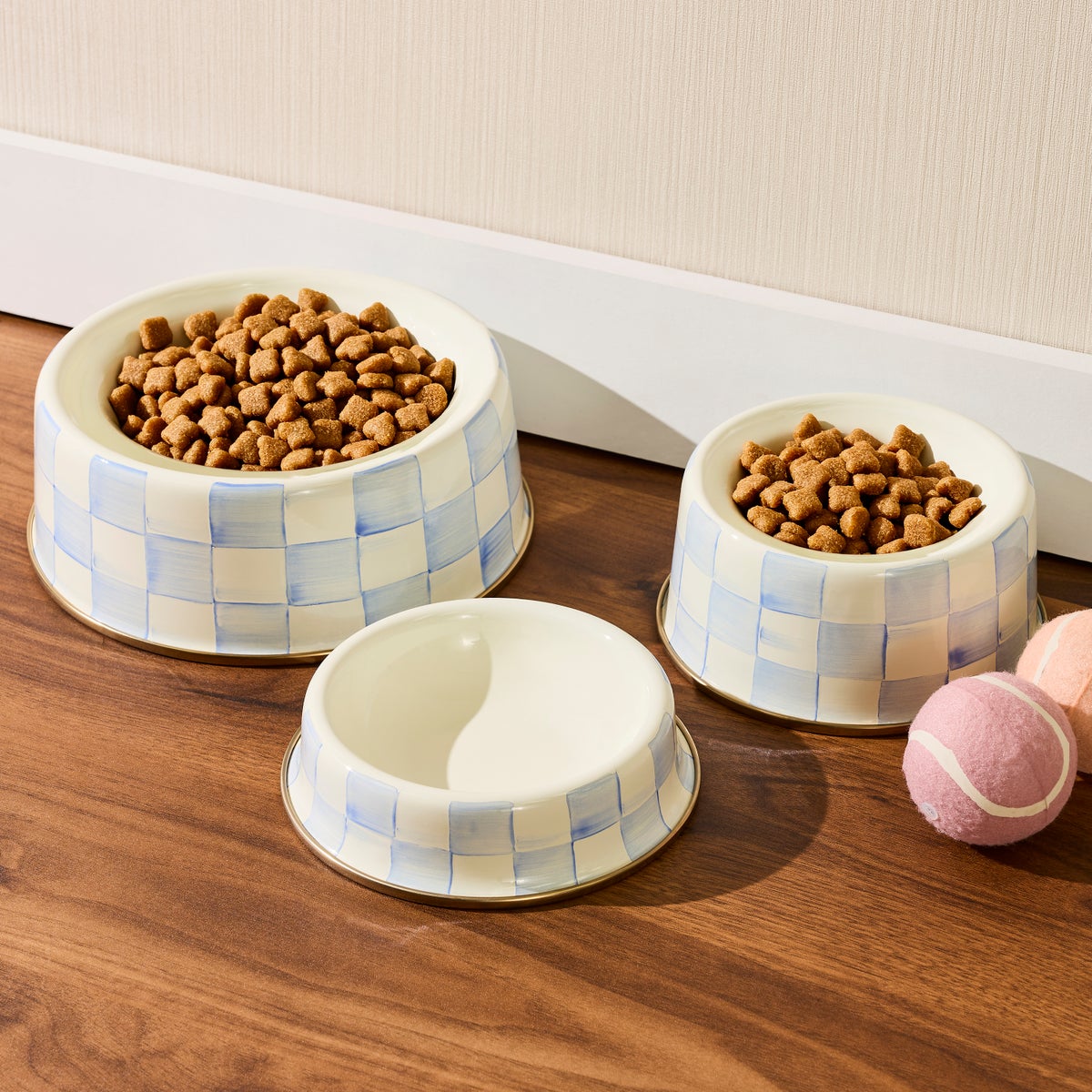 Sky Check Small Pet Dish - Image 2