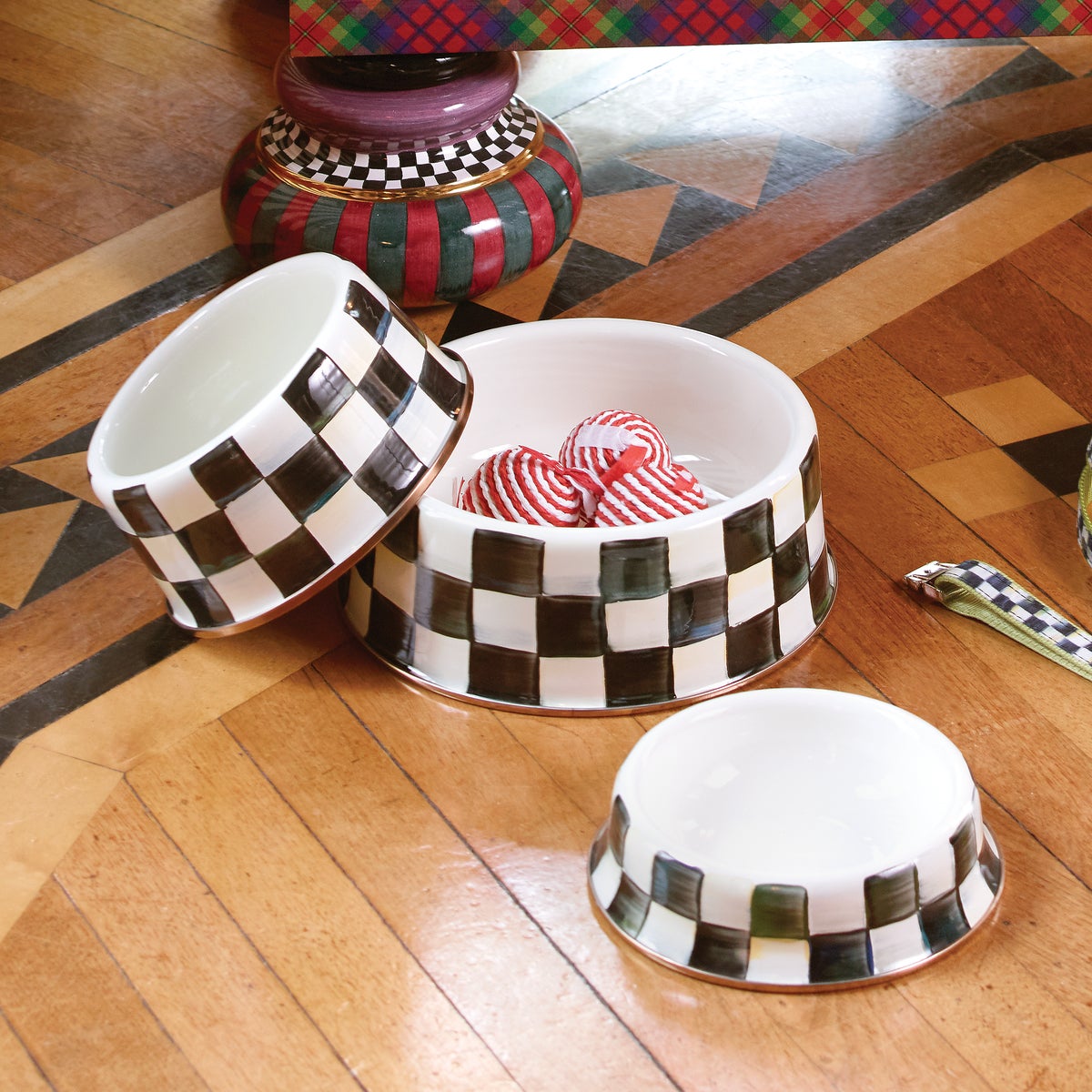 Courtly Check Small Pet Dish - Image 4