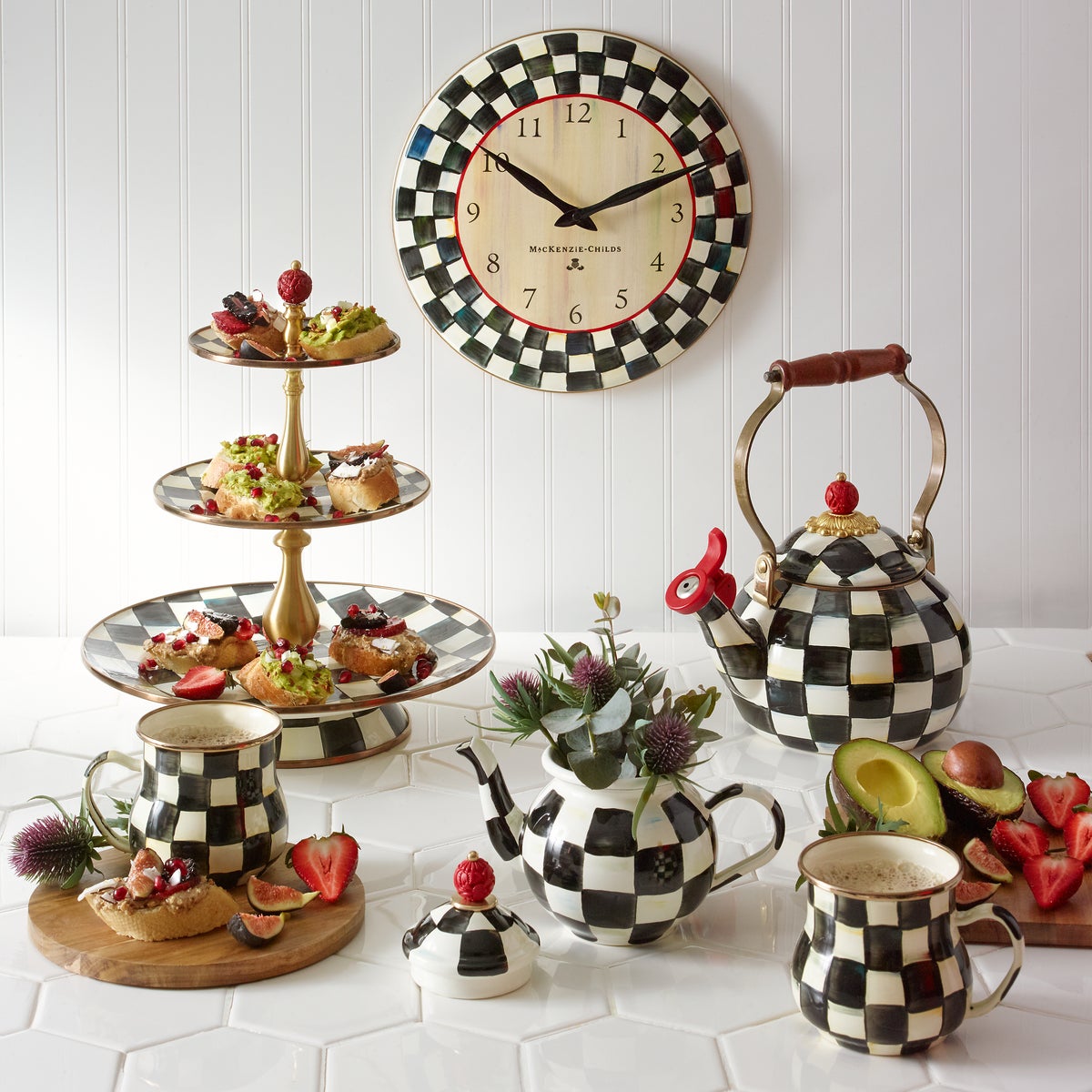 Courtly Check Wall Clock - Image 2