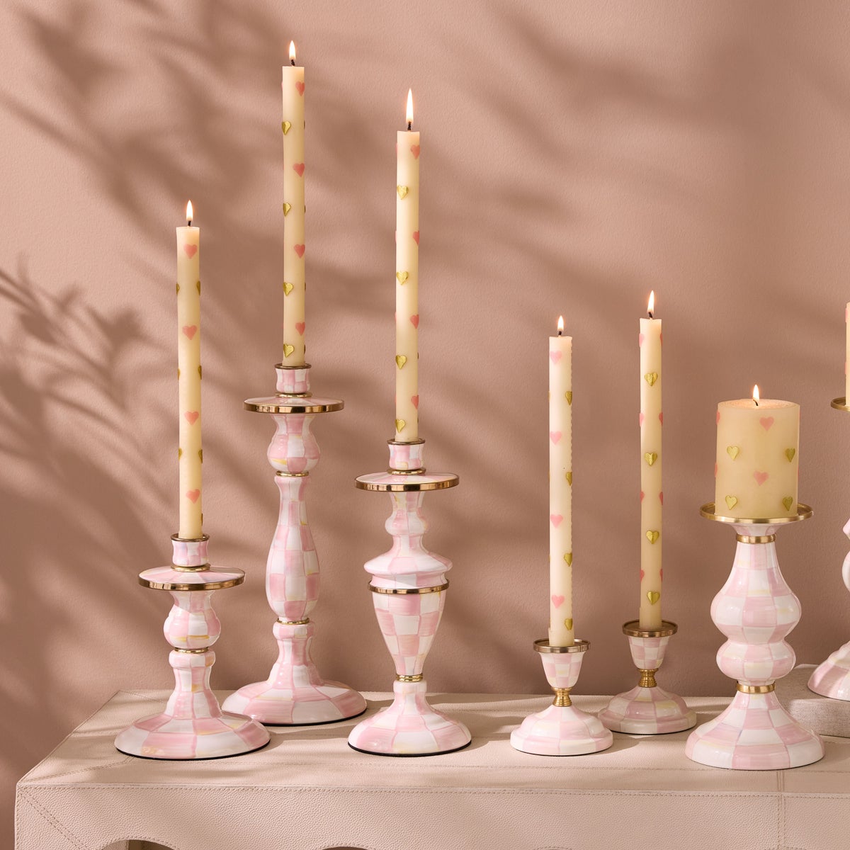 Rosy Check Large Candlestick - Image 2