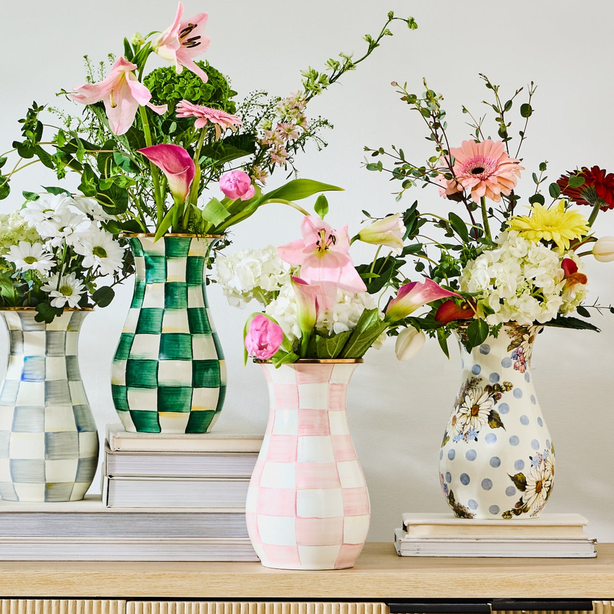 Rosy Check Tall Vase - Image 5