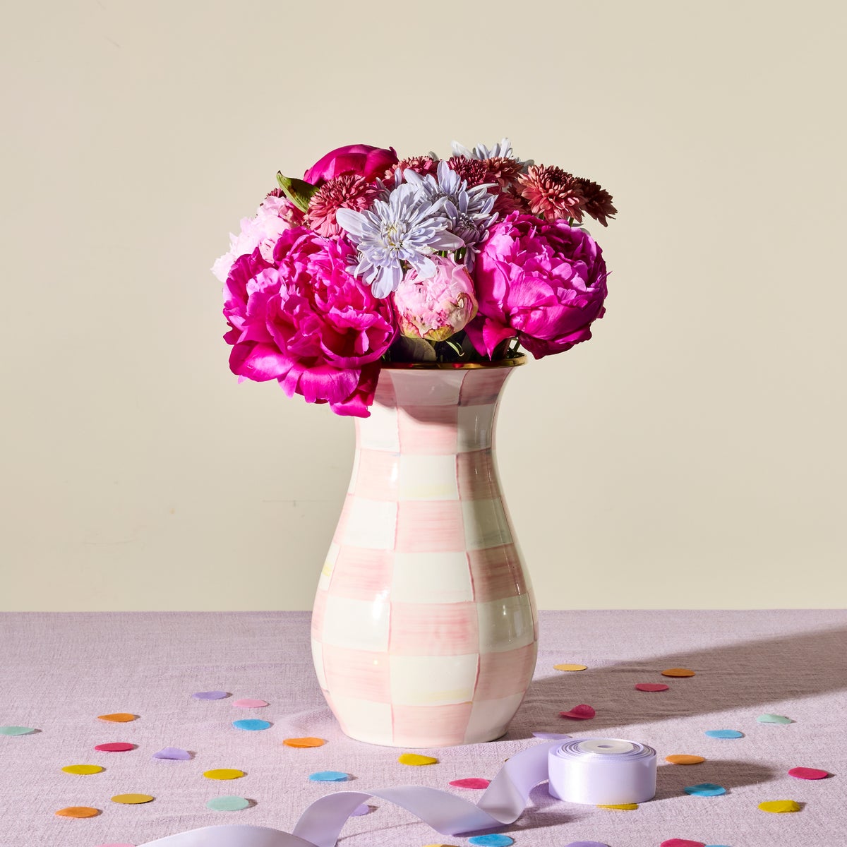 Rosy Check Tall Vase - Image 6