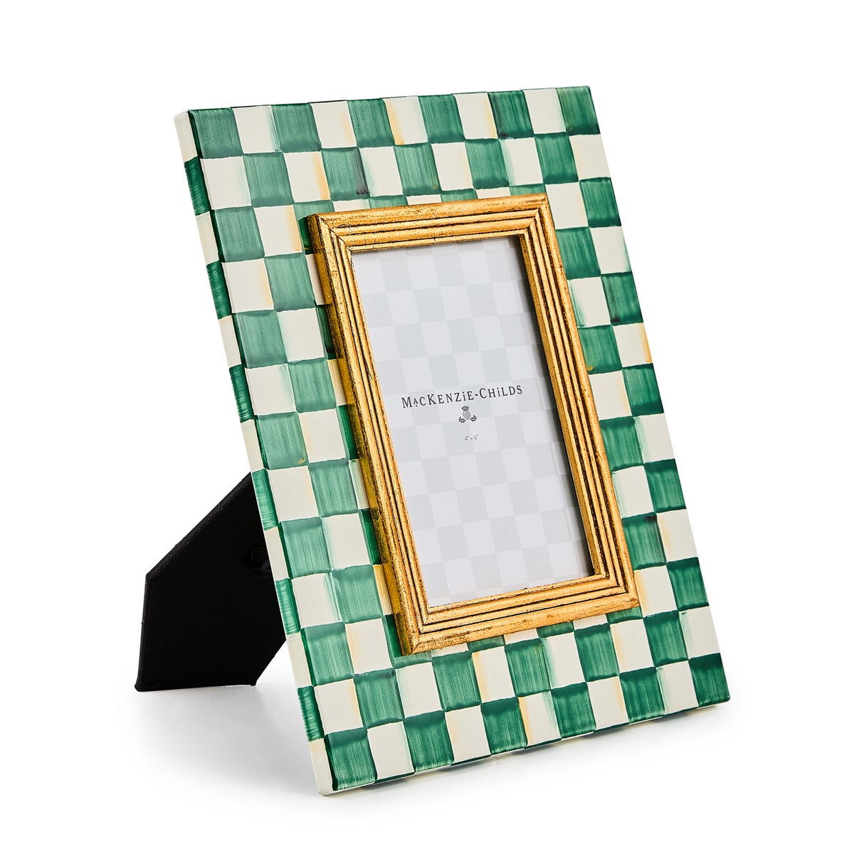 Emerald Check 4" x 6" Frame - Image 2