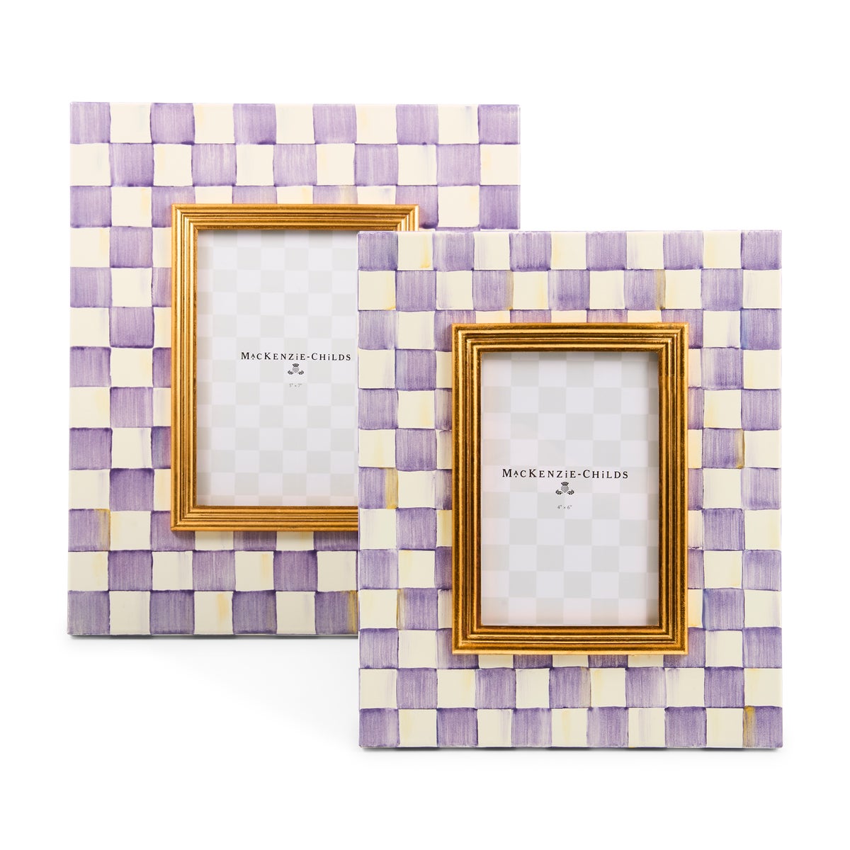 Violet Check 4" x 6" Frame - Image 4