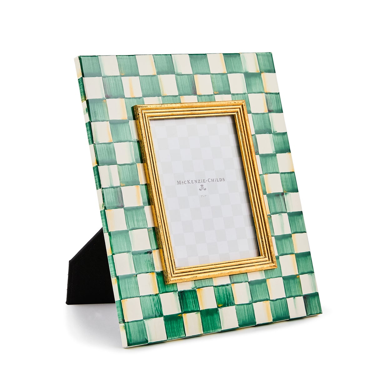 Emerald Check 5" x 7" Frame - Image 2