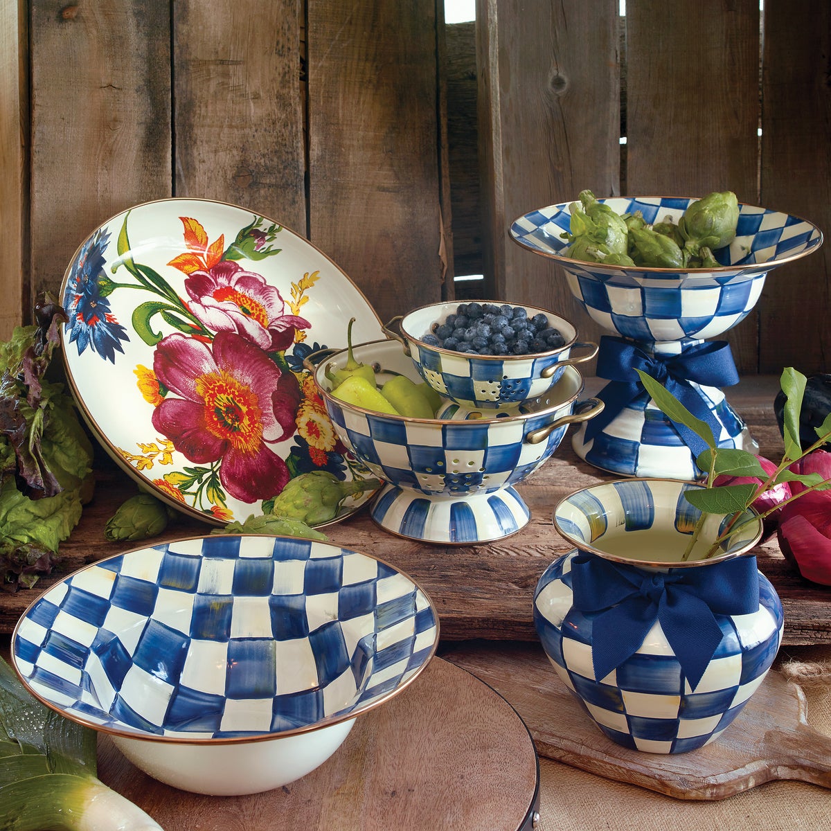White Flower Market Abundant Bowl - Image 8
