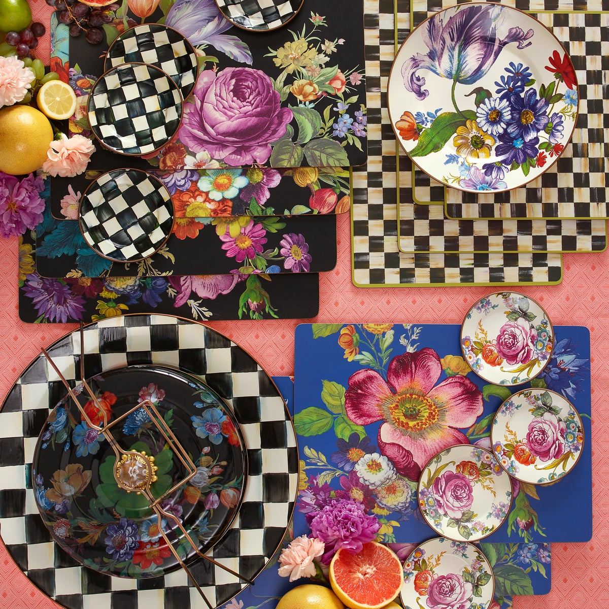 Courtly Check Appetizer Plates, Set of 4 - Image 2