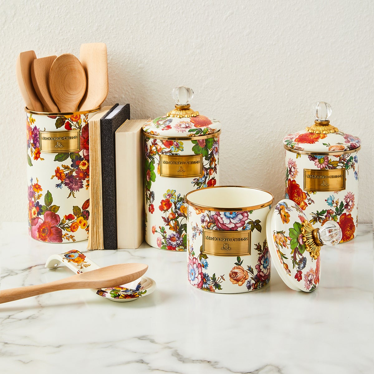 White Flower Market 5pc Kitchen Essentials Set - Image 2